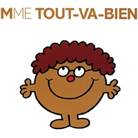 Madame Tout-va-bien (Collection Monsieur Madame) (French Edition) book cover