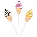 Ice Cream Cone-shaped Lollipops (12 Pack) Vanilla, Chocolate and Strawberry Flavors.