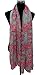 Lina & Lily Flamingo Print Women's Lightweight Long Scarf (Turquoise)