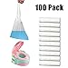 Jelacy Potty Chair Bags (100 Pack),Disposable Travel Potty Chair Liners for Kids and Baby