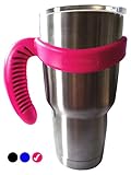 EasyShopForEveryone Solid Plastic Handle for 30-Ounce Rambler Tumbler - Pink