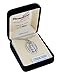 Men's Oval Sterling Silver Miraculous Medal + 24 Inch Rhodium Plated Chain & Clasp