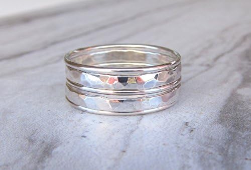 Sterling Silver Stacking Ring Set