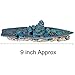 SLSON Aquarium Decorations Shipwreck,Fish Tank Battleship Ornament Eco-Friendly Resin Warship Boat Decor,9 inch L x 4.3 inch Heightthumb 3