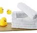 6pcs 100% Bamboo Baby Washcloths - NO DYES Super Soft & Absorbent Bath Towels 10