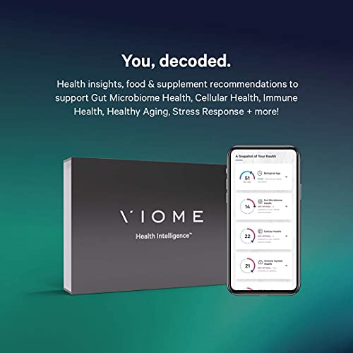 Viome Gut Microbiome + Cellular Health Test Discover Personalized Food, Supplement, Probiotic