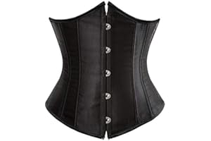 Women's Underbust Corset Tops Adjustable Trendy Shapewear Lingerie Halloween Costumes Outfit Clothes