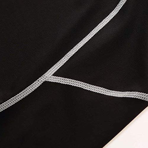 Men's Long Sleeve T-Shirt Baselayer Cool Dry Compression Top Slim Fit Athletic Bodybuilding Fitness Tees