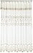 Lorraine Home Fashions Seville Shower Curtain, 70 by 72-Inch, Ecru