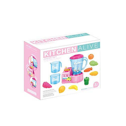 sympuk Kinder Mixer Standmixer Für Spielküche Mit Funktion Und Sound, Küchenspielzeug Kinder Pädagogisches Lernen… – Bild 6