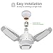 Olafus LED Security Lights Dusk to Dawn 100W, 5000LM LED Flood Light, 5000k Ultra Bright Outdoor Lighting, IP65 Waterproof Street Light with Photocell, 2 Heads Outside Barn Light for Yard Garden Porch