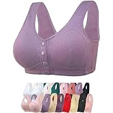 Daisy Bra for Seniors, Front Snap Closure Bras, Front Snaps Daisy Bras for Older Women