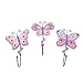 Koala Baby 3PC Nursery Butterfly Wall Decor Pink O/S