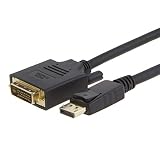 CableCreation Active DisplayPort to DVI Cable, 6ft DP to DVI-I Cord, Eyefinity Support Multi-Screen, 1.8M Black