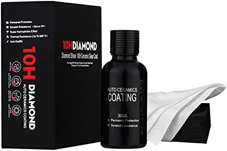 Autokcan Nano Ceramic Coating Kit For Cars - 10H Hardness, High Gloss, Hydrophobic Paint Sealant Protection