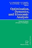 Image de Optimization, Dynamics and Economic Analysis: Essays in Honor of Gustav Feichtinger