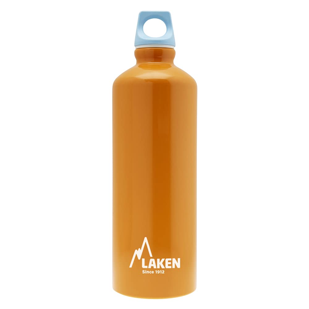 Laken Unisex - Adult 72A-OR Aluminium Bottle, Orange, 0.75 Litre
