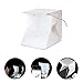 Xjamus Portable Mini Light Box Kit,Folding Photo Studio Lightbox Photography Shooting Tent Kit with LED Lights and Two Background