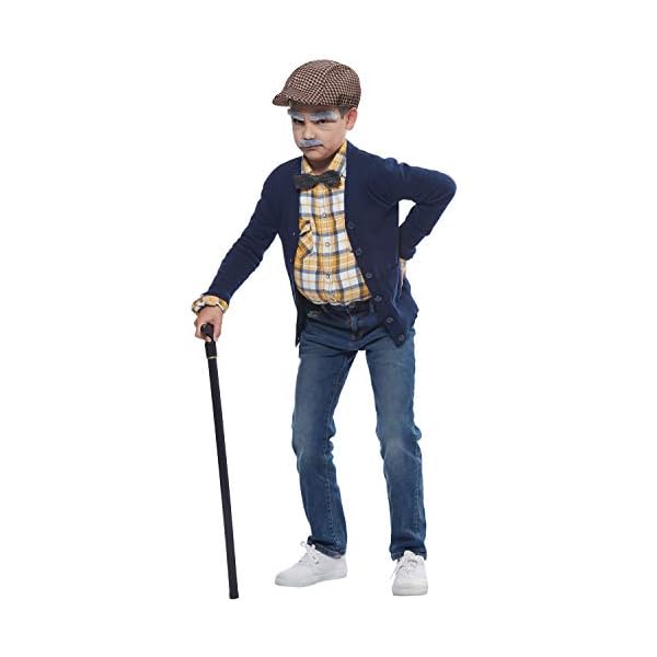 Amscan Child Grandpa Costume Accessory Kit - Includes Hat With Hair, Glasses & Mustache, One Size - View #10