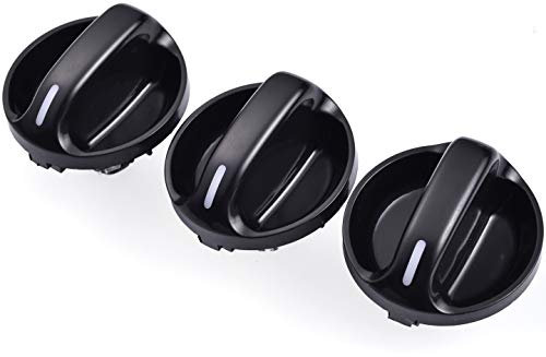 MKING AC Climate Control Knob - Set of 3 - Replaces# 55905-0C010, 559050C010 - Fits Toyota Tundra 2000, 2001, 2002, 2003, 2004, 2005, 2006 - Air Conditioner Replacement Switch - Thumbnail 7