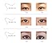 500 Pairs(1000PCS) 24mm x 3mm Nude Portable Breathable Naturally Lace Style Invisible Single Sided Double Eyelid Tape Self-Adhesive Eyelid Stickers Instant Eye Lift Strips