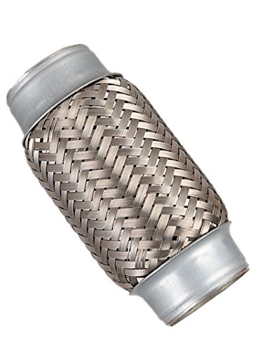 Best Qualifier 2" Exhaust Flex Pipe 2" x 6" Heavy Duty Steel 6" Length