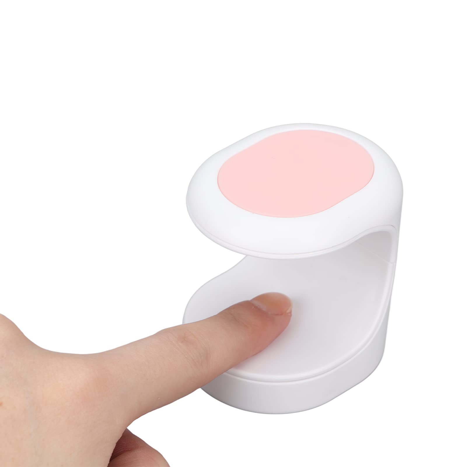 Gel Nail Lamp, Nail Dryer Light 16w Mini Led Nail Lamp Portable Nail Dryers Fast Drying Nail Gel Dryers for Home Outdoor Single Fingernail Nail Curing Dryer Manicure Pedicure Tool