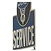 Open Road Brands 90145470 Ford Service Linked Hanging Tin Sign
