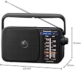 Panasonic RF-2400DEB-K Portable FM/AM Radio with Digital Tuner view 7