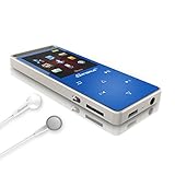 MP3 Music Player with Bluetooth, Dansrue Portable Lossless MP3 Movies Player Metal Touch Screen with FM Radio for Kids