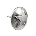Springfield Leather Company Old Silver Star Medallion Upholstery Tack 10 Pack