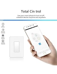 Interruptor inteligente de Martin Jerry compatible con Alexa y  Assistant, 1650.00watts