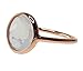 Moonstone 18k Rose Gold Clad Wholesale Gemstone Round Ring (8)