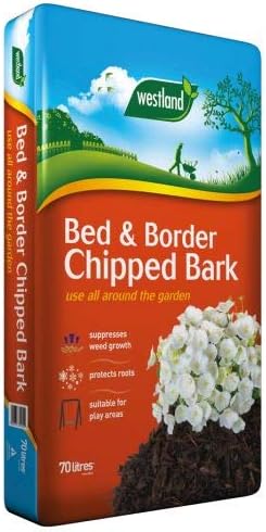 Westland Bed & Border Chipped Bark 70L decorative bark chips