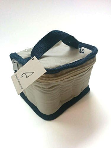 Always Nature New 12-Bottle Essential Oil Travel/Carrying Case (Sand/Blue)
