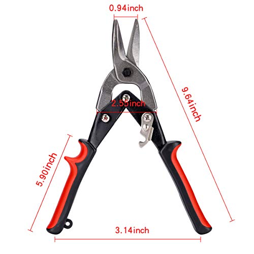 Aviation Snip Straight Cut Tin Snips Cutting Metal Shears with