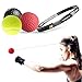 Homidic Reflex Boxing Ball, 3 Difficulty Level Reaction Balls with Sweatband for improving Speed, Hand Eye Coordination and Punching Accuracy fit Adult Kids Women