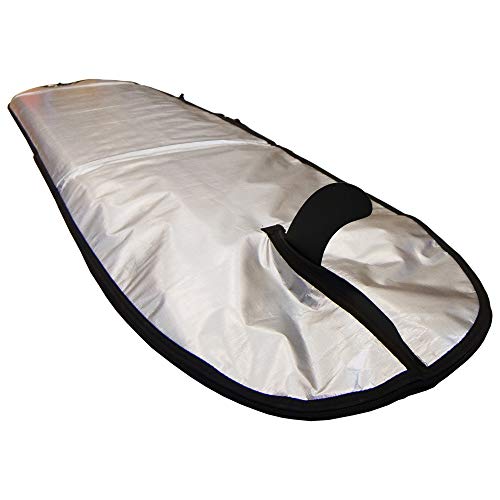KONA SURF CO. Longboard Cover Insulated Board Bag in Silver sz:9ft - Thumbnail 4