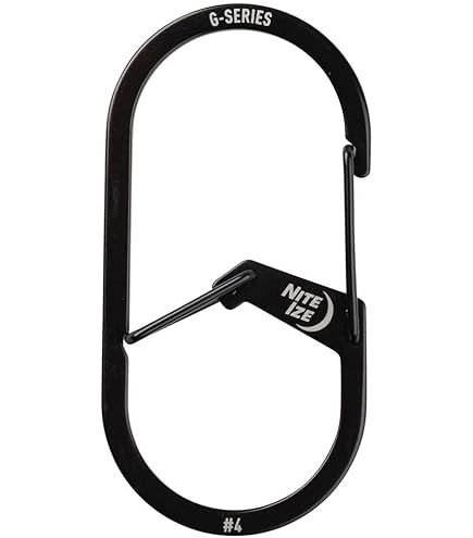 Amazon.com: Nite IZE GS2-01-R6 G-Series Dual Chamber Carabiner