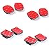 Aketek 4pcs Curved+4pcs Flat Adhesive Mounts Sticky for GoPro Hero Cameras