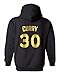 Golden State Curry 30 Gold Print Men's Hoodie Sweatshirt