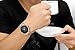 Tamlee Fashion Mesh Stainless Stylish Ultra Thin Quartz Watch Elegant Wristwatch (Black)