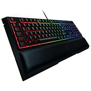 Razer Ornata Chroma – Revolutionary Mecha-Membrane RGB Gaming Keyboard with Individually Backlit Mid-Height Keys – Wrist Rest - Ergonomic Design