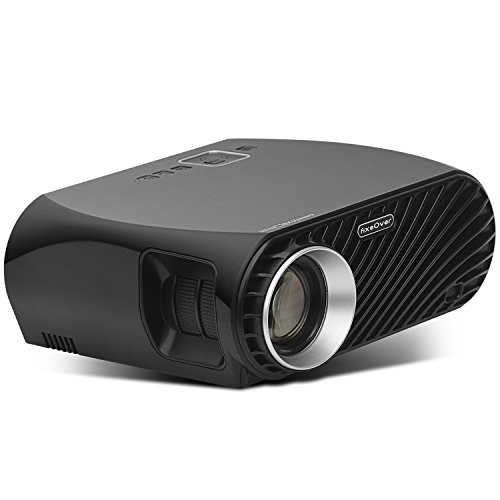 Fixeover Video Projector GP100, Full HD Support 1080P, WXGA Resolution, Bright Image, 180