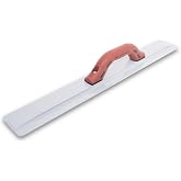 MARSHALLTOWN Beveled End Magnesium Hand Float, 20 Inch, Assembled in USA | 20 Inch Beveled End Magnesium Blade Gives a Smoother Finish Than Wood, DuraSoft Handle For Air-Entrained Concrete, 146D