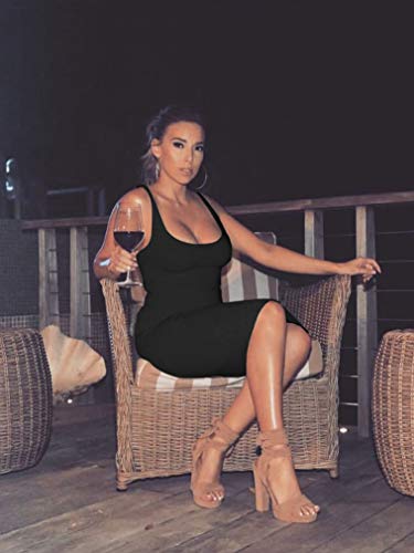 4 LAGSHIAN+Womens+Bodycon+Sleeveless+Dresses