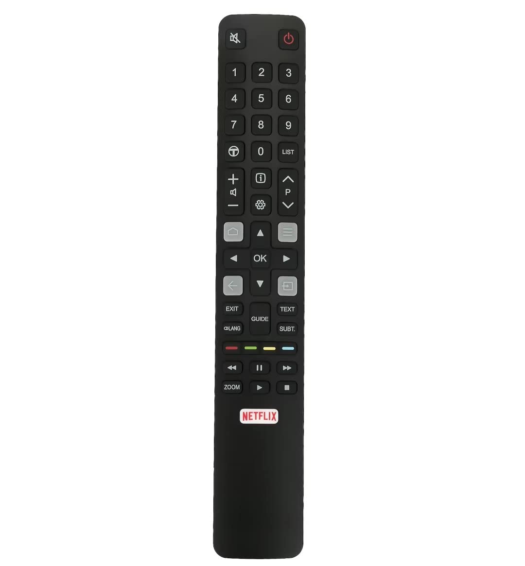 VINABTY Replacement Remote ARC802N YUI1 fit for TCL TV 32ES560 32ES568 32ES580 40ES560 40ES568 43EP640 43EP660 50DP660 50EP640 50EP660 50EP680 55DC760 55DP660 55EC780 55EP640 55EP660