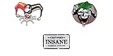 DC Comics Justice League The Joker, Harley Quinn 3 Pack Patch Gift set