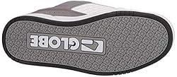 Globe mens Fusion Skate Shoe, White/Grey Split, 8 US