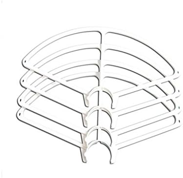 Darkhorse 4PCS Snap On/off Prop Guards Blade Crash Bumper for Yuneec Q500 Quadcopter Tool Free Quick Release Quick Disconnect Propeller Protector - White